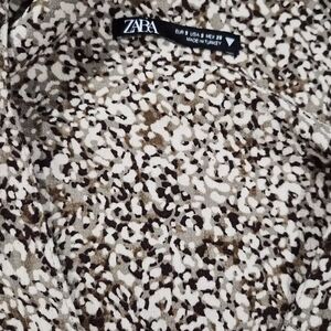 Zara Leopard Print Blouse